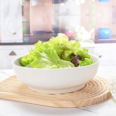 Nikcorp Keramička zdjela za juhu i salatu, 250 ml, otporna na toplinu, periva u perilici posuđa, bijela, 23x7,1 cm