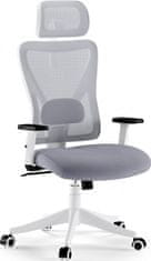 SENSE7 uredska stolica TONE WHITE bijelo-siva