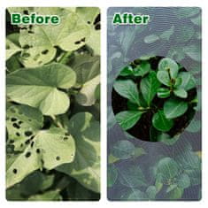 Nikcorp Zaštitna mreža za biljke protiv insekata i ptica, 2,5x3m, gusta vrtna mreža za voće i povrće, prozračna, bijela