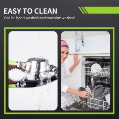 Nikcorp Preša za češnjak od nehrđajućeg čelika, ergonomska, za lako drobljenje, s protukliznom ručkom, periva u perilici posuđa