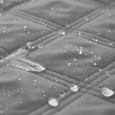 Nikcorp Podloga za pse dvostrana vodootporna, periva u perilici, zaštitna prostirka za kauč i namještaj, siva, 132x203 cm