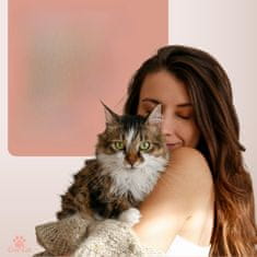 Nikcorp Samočisteća četka za mačke za dugu i kratku dlaku s češljem protiv buha, za njegu i uklanjanje poddlake bez čupanja