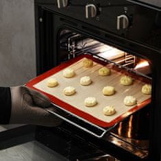 Nikcorp Set 3 silikonske podloge za pečenje, višekratna upotreba bez ulja, neljepljiva površina, bez BPA, 2x 29,5x42cm i 1x 29x21cm