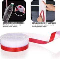 Nikcorp Samoljepljiva brtva za vrata i prozore, silikonska traka za izolaciju od buke, propuha i prašine, prozirna 3,5 cm x 8 m