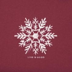 Nikcorp Božićna majica dugih rukava od 100% pamuka, udobna i prozračna za svaki dan, klasičan kroj s okruglim izrezom, crvena, M