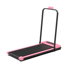 Nikcorp Električna traka za trčanje sklopiva za ispod kreveta, 1-12 km/h, nosivost 120 kg, s daljinskim upravljačem, roza
