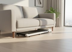 Nikcorp Električna traka za trčanje sklopiva za ispod kreveta, 1-12 km/h, do 120 kg, tihi motor, daljinski upravljač, bijela