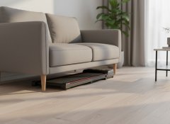 Nikcorp Električna traka za trčanje sklopiva za ispod kreveta, 1-12 km/h, s daljinskim upravljačem, nosivost 120 kg, crna