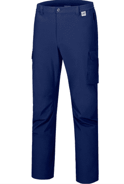 Nikcorp Ženske trekking hlače vodootporne i prozračne za planinarenje, rastezljive s džepovima, tamnoplave, veličina XS