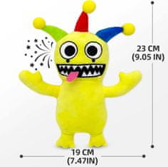 Nikcorp Plišana igračka Banban Garden, super mekana plišana lutka za djecu, idealan poklon za rođendan, periva, žuta, 23 cm