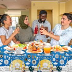 Nikcorp Kreativni stolnjak za bojanje za Ramazan, edukativna bojanka za djecu, veliki plakat s flomasterima, 180 x 120 cm