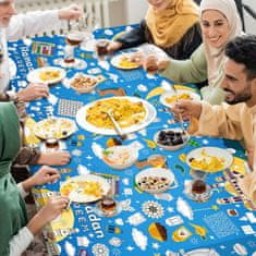 Nikcorp Kreativni stolnjak za bojanje za Ramazan, edukativna bojanka za djecu, veliki plakat s flomasterima, 180 x 120 cm