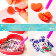 Nikcorp Kreativni set za djecu dijamantno slikanje, 2000+ naljepnica i kristala za izradu nakita, poklon za djevojčice 6-12 god