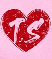 Nikcorp Ženska majica kratkih rukava s printom srca, udobna i prozračna za ljeto, ležerni stil za svaki dan, roza, veličina L