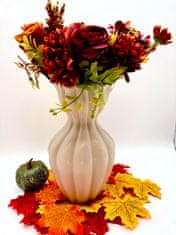 Nikcorp Keramička vaza u nordijskom stilu, elegantna dekoracija za dom, minimalistički dizajn za suho cvijeće, bež, 25x10x10 cm