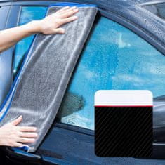 Nikcorp Krpa od mikrofibre za auto i motor, super upijajuća za sušenje bez tragova, poliranje laka i čišćenje stakla, siva 50x60 cm