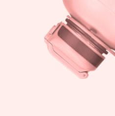 Nikcorp Boca za vodu s vremenskim oznakama za pijenje, nepropusna sportska boca s termo navlakom, džepovima i remenom, roza, 2,3 L