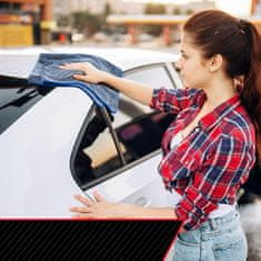 Nikcorp Krpa od mikrofibre za auto i motor, super upijajuća za sušenje bez tragova, poliranje laka i čišćenje stakla, siva 50x60 cm
