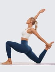 Nikcorp Ženske sportske tajice visokog struka za vježbanje, rastezljive i udobne za jogu, fitness i trčanje, tamnoplave, M