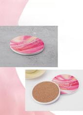 Nikcorp Keramički podmetači za čaše i šalice, set 6 kom, zaštita namještaja od topline i mrlja, s motivom Taylor Swift, rozi, 10,5 cm