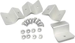 Nikcorp Set za montažu solarnih panela, 16 komada, Z nosači za krov kampera, broda, vikendice, jednostavna i brza instalacija