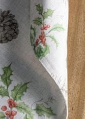 Nikcorp Božićni podmetači za stol, set 4 komada, 100% pamuk, perivi u perilici, dekorativni za blagdane i svečane prigode, 33x48 cm