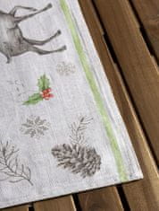 Nikcorp Božićni podmetači za stol, set 4 komada, 100% pamuk, perivi u perilici, dekorativni za blagdane i svečane prigode, 33x48 cm