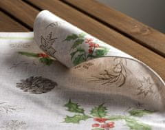 Nikcorp Božićni podmetači za stol, set 4 komada, 100% pamuk, perivi u perilici, dekorativni za blagdane i svečane prigode, 33x48 cm