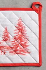 Nikcorp Kuhinjske rukavice za lonce, set 2 kom, 100% pamuk, perive u perilici, za kuhanje i pečenje, Winter Jouy, 20x20 cm