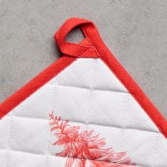 Nikcorp Kuhinjske rukavice za lonce, set 2 kom, 100% pamuk, perive u perilici, za kuhanje i pečenje, Winter Jouy, 20x20 cm