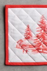 Nikcorp Kuhinjske rukavice za lonce, set 2 kom, 100% pamuk, perive u perilici, za kuhanje i pečenje, Winter Jouy, 20x20 cm