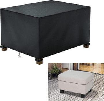 Nikcorp Vodootporna navlaka za vrtni namještaj 87x61x43 cm, Oxford 600D tkanina s PVC premazom, cjelogodišnja zaštita od kiše i UV zraka