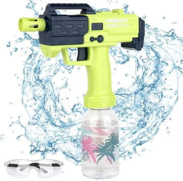 Nikcorp Električni pištolj na vodu automatski, veliki domet 10m, za djecu i odrasle, spremnik 300ml, višebojni