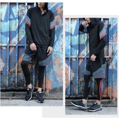 Nikcorp Sportske tenisice sa zračnim jastukom za trčanje, prozračne i udobne, unisex, za fitness i teretanu, crne, 35 EU