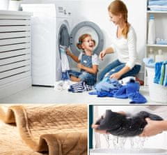 Nikcorp Jastučnica vodootporna, protuklizna plišana navlaka za jastuk, mekana i periva u perilici, svijetlo smeđa 45x45 cm