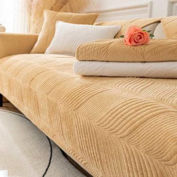 Nikcorp Jastučnica vodootporna 45x45 cm, protuklizna plišana navlaka za ukrasni jastuk, mekana i periva u perilici, narančasta