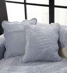 Nikcorp Jastučnica vodootporna, protuklizna navlaka za jastuk od pliša, periva u perilici, mekana i udobna, siva 45x45 cm