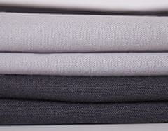 Nikcorp Set 4 pamučne kuhinjske krpe, visoko upijajuće i izdržljive, za suđe i čišćenje, perive na 60°C, 2x sive 2x crne