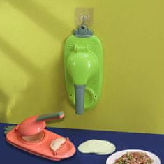 Nikcorp Kalup za raviole i tjesteninu 2u1, set 2 komada, za brzo i lako oblikovanje, preša za tijesto, PP plastika, narančasta