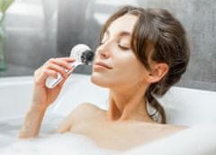 Nikcorp Električna četka za čišćenje lica za dubinsko čišćenje pora, 6 brzina, 2 nastavka, USB punjenje, IPX5 vodootporna