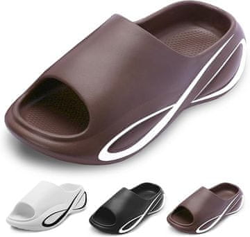 Nikcorp Unisex sandale za plažu i bazen, vodootporne i lagane, EVA materijal, masažni uložak, smeđe, veličina 40 EU-41 EU