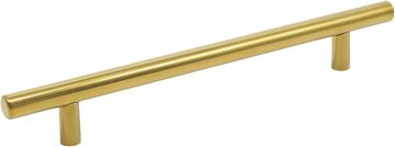 Nikcorp Ručke za namještaj 5 kom, izdržljive T-ručke od nehrđajućeg čelika za kuhinjske elemente, ladice i ormare, zlatne 224 mm