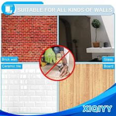 Nikcorp Podesiva teleskopska šipka za zavjese bez bušenja, rastezljiva za tuš kabinu, ormar i prozor, metalna, bijela 46-68 cm