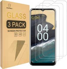 Nikcorp Kaljeno staklo za Nokia G400 5G, 3 komada, zaštitna folija 9H tvrdoće s oleofobnim premazom protiv otisaka prstiju