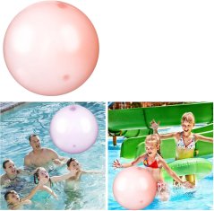 Nikcorp Velike lopte na napuhavanje za igru, set 4 kom, izdržljivi TPR materijal za zabavu na otvorenom, šarene, 70 cm