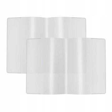 Nikcorp Zaštitna navlaka za knjižicu cijepljenja, 4 kom, za sigurnu pohranu dokumenata, prozirna, 93x130 mm, za putovnicu
