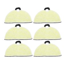 Nikcorp Zamjenske krpe za robotski usisavač 6 kom, perive i višekratne, super upijajuće od mikrovlakana za tvrde podove, bijele