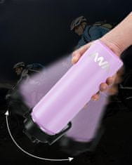 Nikcorp Termos boca s dvostrukom stijenkom za tople i hladne napitke, vakuumska izolacija, nehrđajući čelik, s ručkom i slamkom, 750 ml, ljubičasta