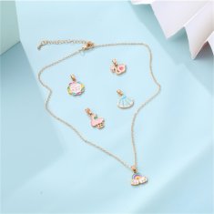 Nikcorp Srebrna ogrlica 925 s privjeskom, ženski lančić s motivom leptira i duginim efektom, hipoalergena, idealan poklon