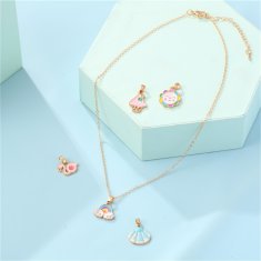 Nikcorp Srebrna ogrlica 925 s privjeskom, ženski lančić s motivom leptira i duginim efektom, hipoalergena, idealan poklon